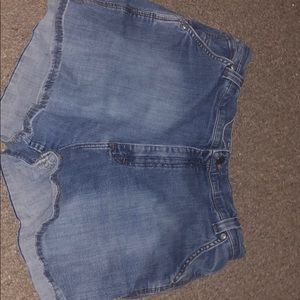 Denim Mom Shorts.